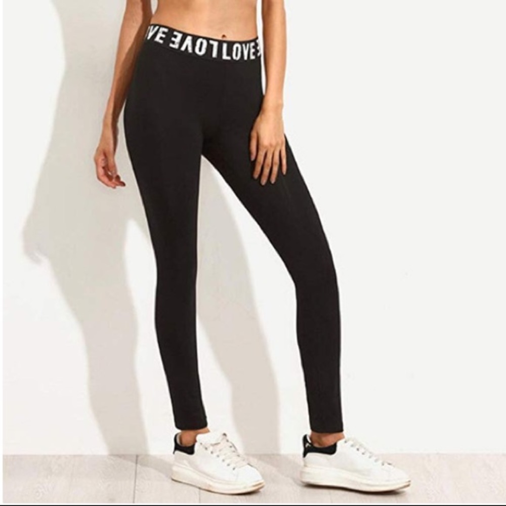 LOVE Leggings ONE LEFT (fits a M/L) - Picture 5 of 7